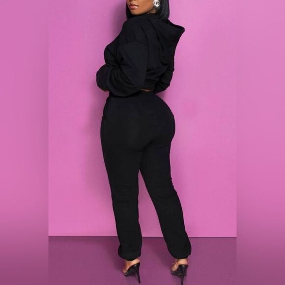 Rhinestone heart cutouts two piece set - Picture 3 of 4